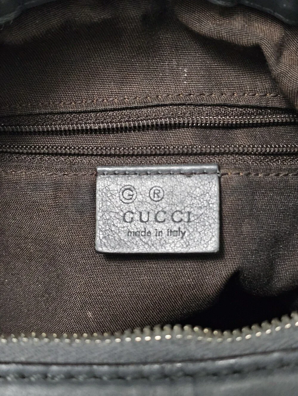 Gucci Grey Guccisima Embossed Leather Sukey Hobo GoldTone Charm Shoulder Bag